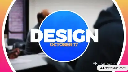 Circle Event Video Displays template preview
