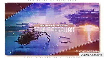 Double Parallax Slideshow Video Displays template preview