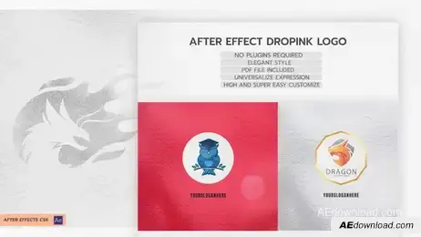 Drop Ink Logo Freebies template preview