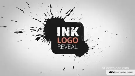 Ink Logo Reveal Freebies template preview
