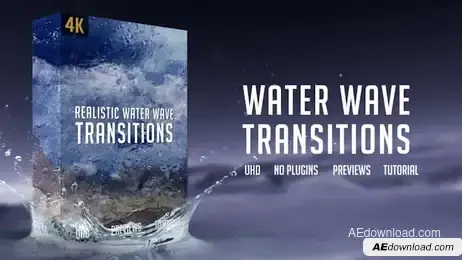 Water Wave Transitions | 4K Freebies template preview