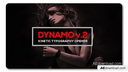 Dynamic Typography Opener v2 Video Displays template preview