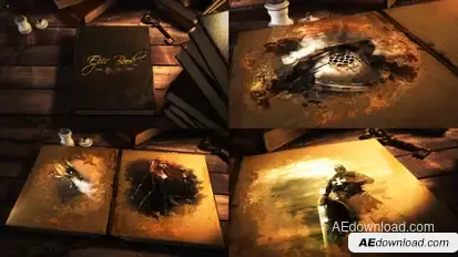Epic Book Video Displays template preview