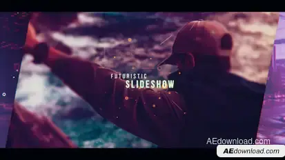 Futuristic Slideshow Video Displays template preview