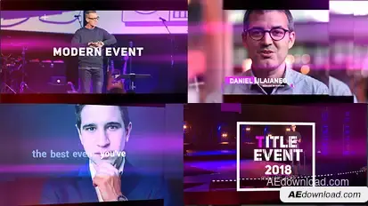 Modern Event Video Displays template preview
