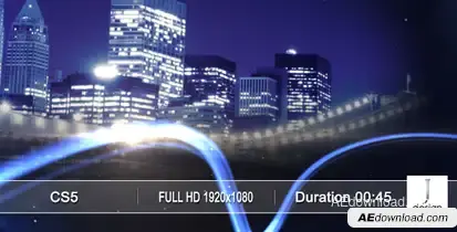 Sky Line Video Displays template preview