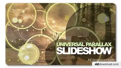 Universal Parallax Slideshow Video Displays template preview