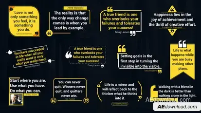 Clean Elegant Quotes Elements template preview