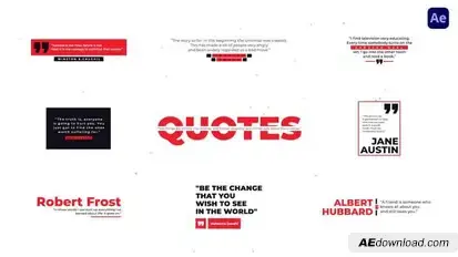 Clear Quotes Titles template preview
