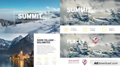 Your Travel Video Displays template preview