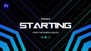 Stream Package Overlay Premiere Pro Template Premiere Pro template preview
