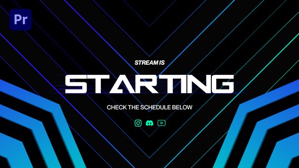 Stream Package Overlay Premiere Pro Template Premiere Pro template preview