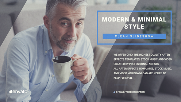 Videohive Elegant Corporate Slideshow Video Displays template preview