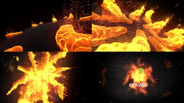 Videohive Fire Logo Opener 16041978 Openers template preview