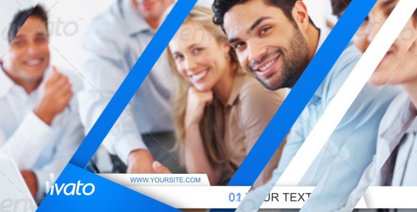 Videohive Simple Corporate Presentation Video Displays template preview