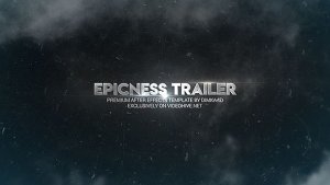 Epicness Trailer Video Displays template preview