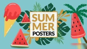 Videohive Summer Sale Posters Openers template preview