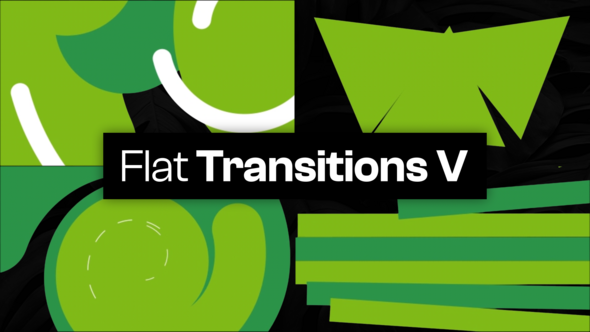 Videohive 25 Flat Transitions V Broadcast-packages template preview
