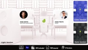 Videohive Podcast Intro 48999472 Logo Stings template preview
