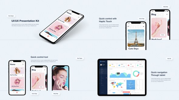G3 - App Promo Video Displays template preview