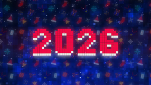 Videohive Pixel Style New Year Countdown Elements template preview