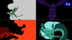Videohive Dragon Transitions Pack | After Effects Titles template preview