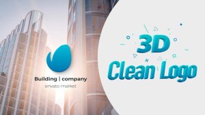 Videohive 3D Clean Logo Logo Stings template preview
