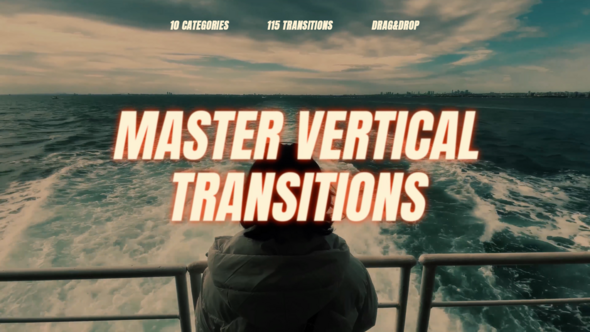 Videohive Master Vertical Transitions Elements template preview