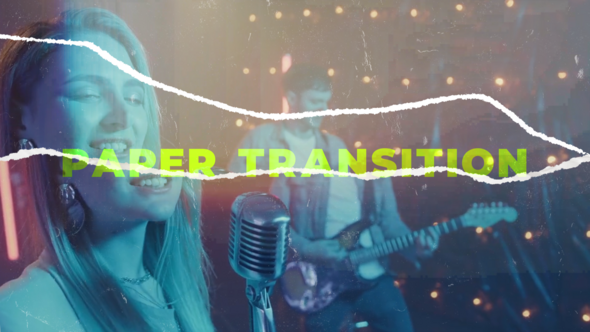 Videohive Paper Transitions 55445126 Elements template preview