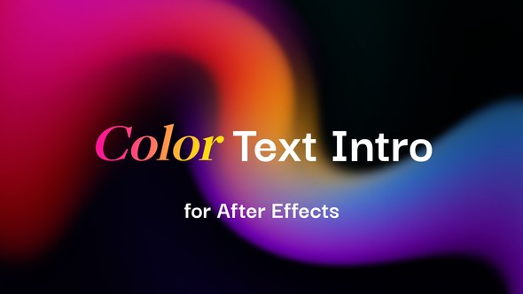 Videohive Color Text Intro Openers template preview