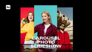 Videohive Carousel Slideshow Opener for After Effects Video Displays template preview