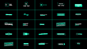 Videohive Simple Titles | AE 55879452 Titles template preview