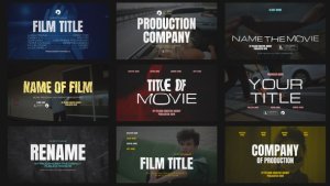 Videohive Cinematic Titles V2 | AE Titles template preview