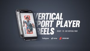 Videohive Sport Player Vertical Intro Product Promo template preview