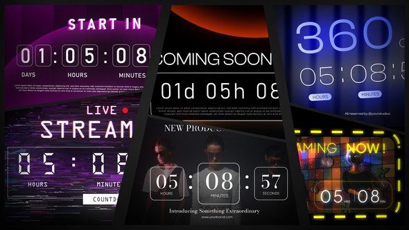 Videohive Countdown Timeline Elements template preview