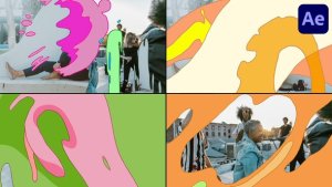 Videohive Liquid Abstract Morphing Transitions for After Effects Elements template preview