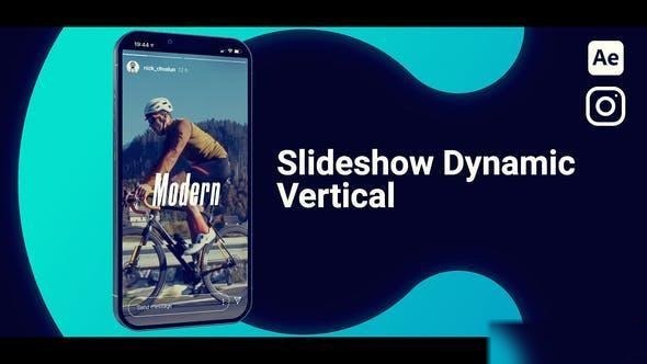 Videohive Slideshow Dynamic Vertical Openers template preview