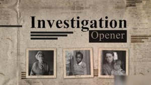 Videohive Investigation History Opener Openers template preview
