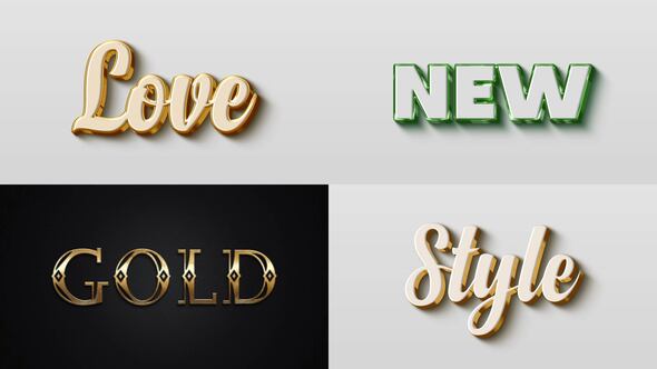 Videohive Text Effect - Elegant Style 04 Titles template preview
