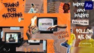 Videohive Urban Collage Endscreens | After Effects Openers template preview