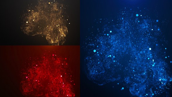 Videohive Elegant Particle Logo 2 Logo Stings template preview
