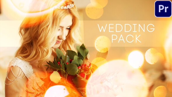 Wedding Titles Premiere Pro template preview