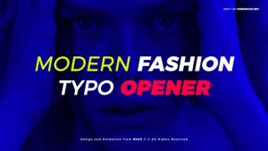 Videohive Modern Fashion Typo Opener Openers template preview