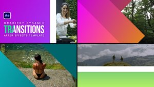 Videohive Gradient Dynamic Transitions Elements template preview