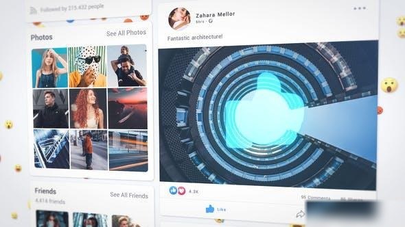Videohive Facebook Intro Openers template preview