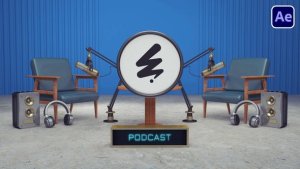 Videohive Podcast Intro 03 Logo Stings template preview