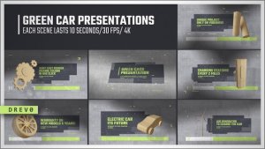 Videohive Green Car Presentation/ Tesla/ Electric Car/ Eco Planet/ Renewable Energy/ Ecology/ Battery/ Bio Product Promo template preview