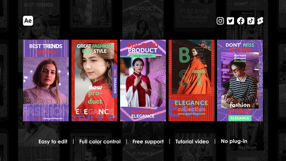 Videohive Shopping Instagram Reels 43570271 Product Promo template preview