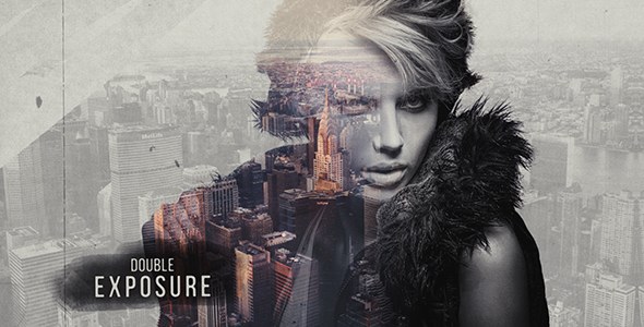 Videohive Double Exposure Video Displays template preview