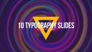 Videohive 10 Modern Gradient Typography Slides - After Effects Elements template preview
